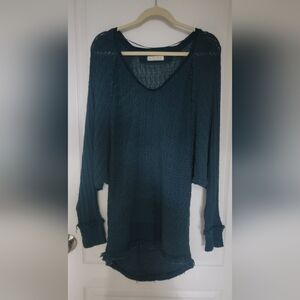 We The Free Teal Sweater